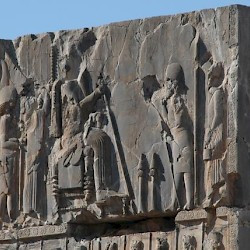 Persepolis, Hall of 100 Columns, Southwestern gate, Relief of an audience