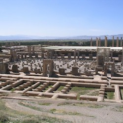 Persepolis, Garrison Quarters and Hall of Hundred Columns