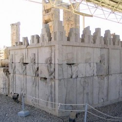 Persepolis, Tripylon, Northern staircase, Northeast corner