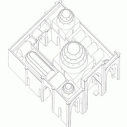 Sarvestan, drawing