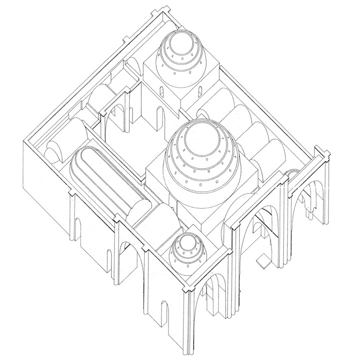 Sarvestan, drawing