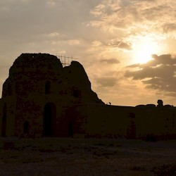 Sarvestan, sunset