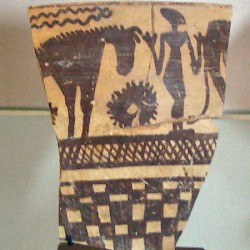 Tepe Sialk, Sherd from the fourth millennium BCE