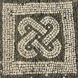Ostia, Synagogue, Mosaic of Solomon's knot