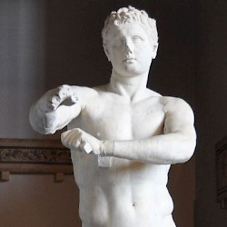Roman copy of Lysippus'  Apoxyomenos