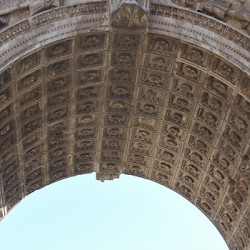 Rome, Forum Romanum, Arch of Severus, Vault