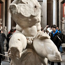 Rome, Baths of Caracalla, the Belvedere Torso (Heracles)