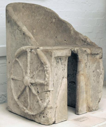 Rome, Baths of Caracalla, Toilet seat