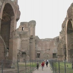 Rome, Baths of Caracalla, Main corridor
