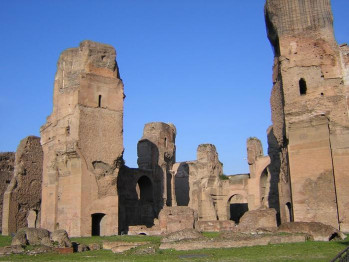 Rome, Baths of Caracalla, Central dome