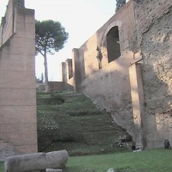 Rome, Baths of Caracalla, Western entrance