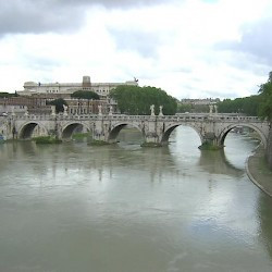 Rome, Bridge of Aelius from the west