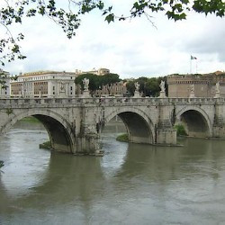 Rome, Bridge of Aelius from the southeast