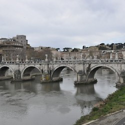 Rome, Bridge of Aelius from the northeast