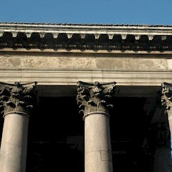 Rome, Pantheon, The perfectly preserved eastern capitals