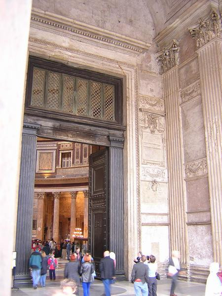 Rome, Pantheon, Entrance