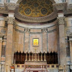 Rome, Pantheon, Interior, Main apse