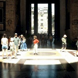 Rome, Pantheon, Sunlight on June 21