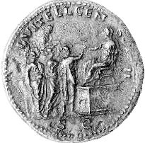 Coin of Lucius Vitellius as censor