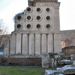 Rome, Tomb of Eurysaces from the north