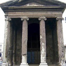 Rome, Temple of Portunus, seen from the north