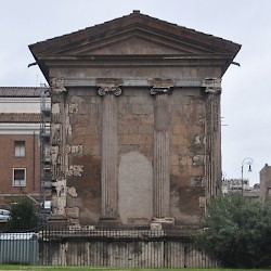 Rome, Temple of Portunus, seen from the south