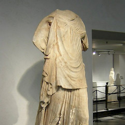 Rome, Via Appia, Villa of the Quintilii, Statue of a lady