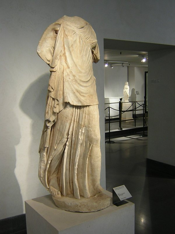 Rome, Via Appia, Villa of the Quintilii, Statue of a lady