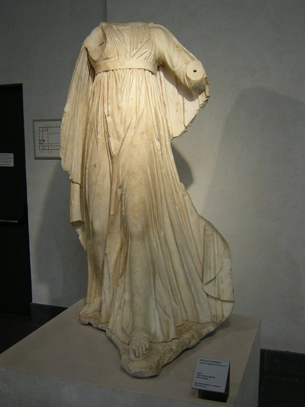Rome, Via Appia, Villa of the Quintilii, Statue of a lady
