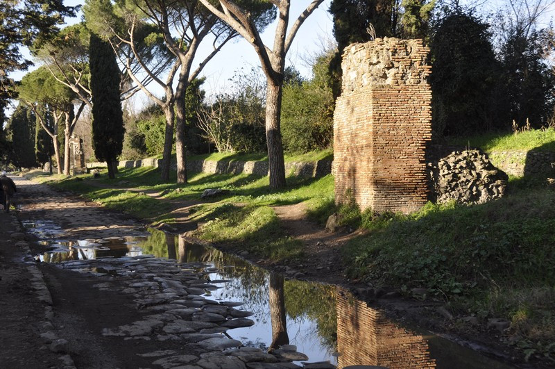 Rome, Via Appia (014), Street pavement (3)
