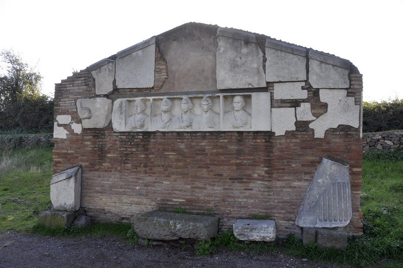 Rome, Via Appia, Tomb of Hilarius Fuscus