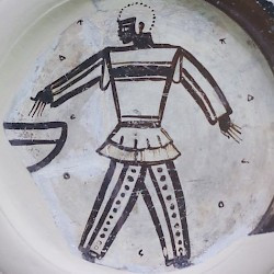 Tarentum, Plate with a picture of an Ethiopian