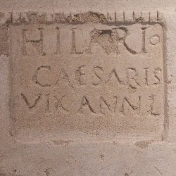 Tarentum, Tombstone of Hilarius