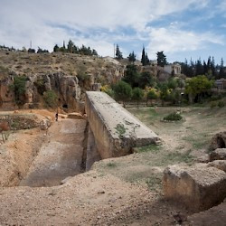 Baalbek, General view of the quarry