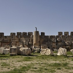 Baalbek, Temple of Jupiter, Shrine, Northern wall of the cella