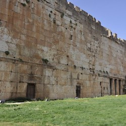 Temple of Jupiter, shrine, southern terrace wall
