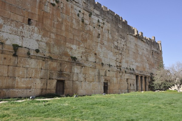 Temple of Jupiter, shrine, southern terrace wall