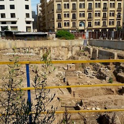 Beirut, Excavation of a Roman city gate (Riad al-Solh Square)