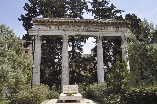 Beirut, Roman colonnade (originally near the Place d'Etoile)