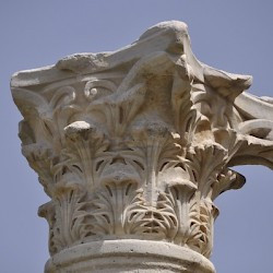 Tyre, City, Octagonal building, Surrounding portico on the southeastern side, Corinthian capital