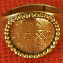 Ring of  a soldier of XXII Primigenia