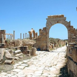 Arch ofLepcis Magna, Arch of Tiberius