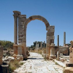 Lepcis Magna, Arch of Trajan