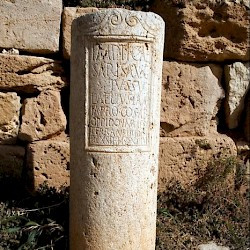 Lepcis Magna, milestone