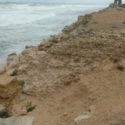 Lepcis Magna, part of the Circus that was swallowed by the sea