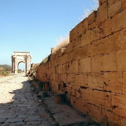 Lepcis Magna, Decumanus and Arch of Septimius Severus