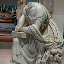 Lepcis Magna, Hadrianic Baths, Statue of Calliope