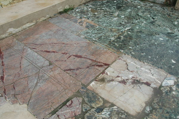 Lepcis Magna, Hadrianic baths, frigidarium, floor