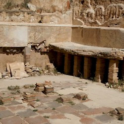 Lepcis Magna, Hadrianic baths, Laconica with hypocaust