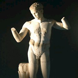 Lepcis Magna, Hadrianic Baths, Statue of the Diadumenus